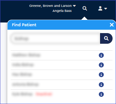 Patient Search - Premium Gradient Pattern Gallery - Mobile